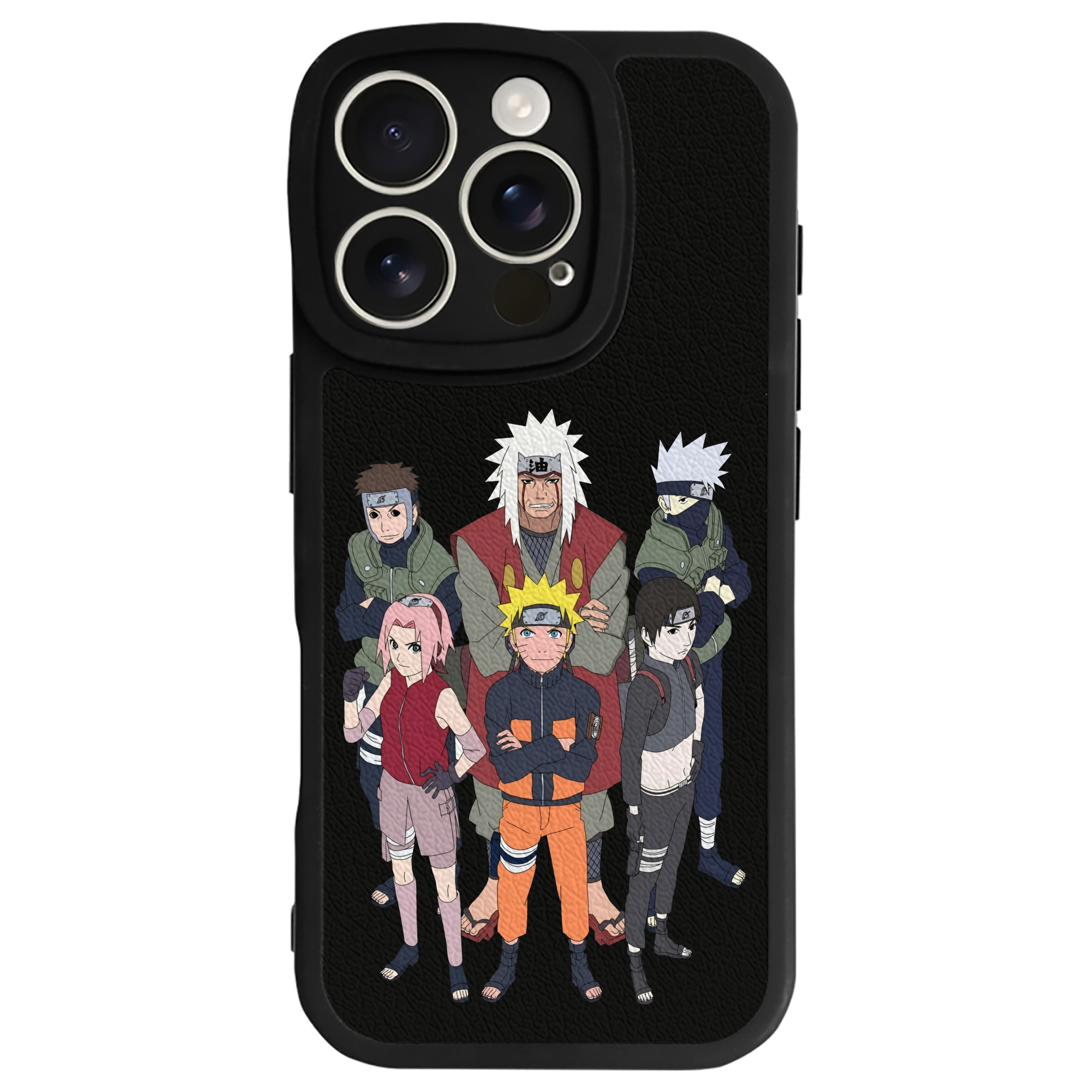（画像用） NARUTO -ナルト- うずまき ナルト Uzumaki Naruto 【iPhone 16シリーズ対応】シリコンスマホケース（レザー調） 材質：シリコン
